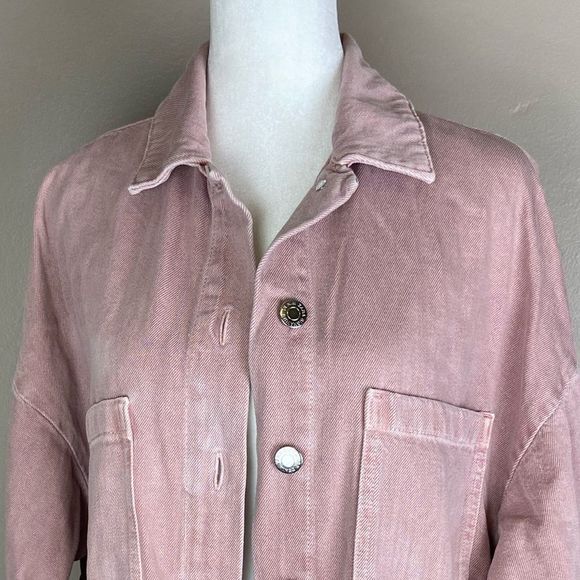 Zara Pink Jean Jacket - Picture 3 of 6